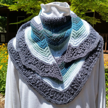 Kingfisher Shawlette