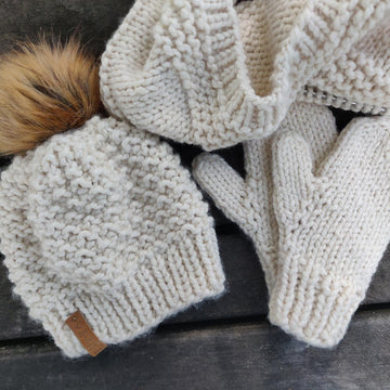 Snowflake Bulky Hat