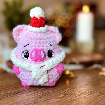 Holiday 3 in 1 - reindeer, snowman, piggy squishes