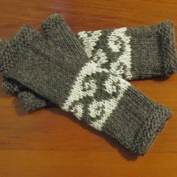 Cowichan Style Arm Warmers