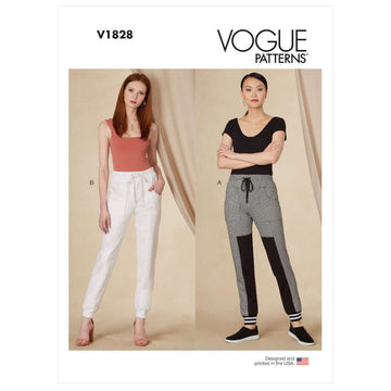 Vogue Misses' and Misses' Petite Track Pants V1828 - Paper Pattern, Size XS-S-M-L-XL-XXL