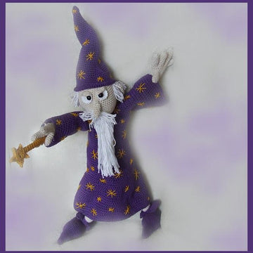 Callum the Wizard amigurumi doll i