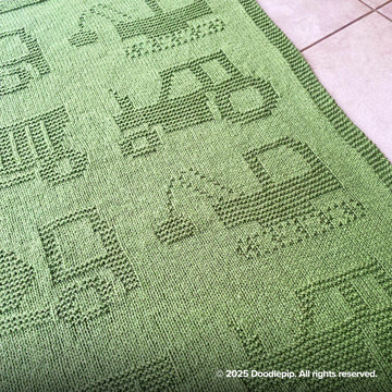 Truck Digger Blanket