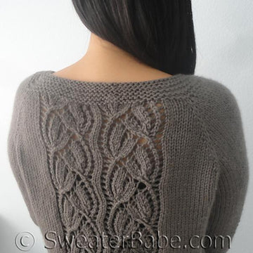 #153 Simply SweaterBabe Top-Down Cardigan