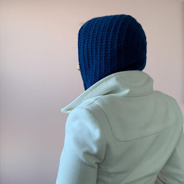 Wrapped up balaclava hood
