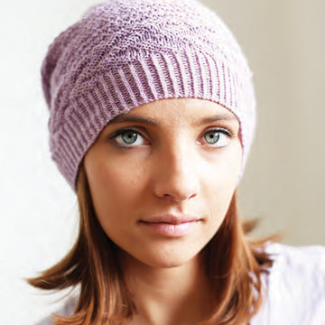 Ribbed Beanie Set in Ella Rae Lace Merino - ER7-01 - Downloadable PDF