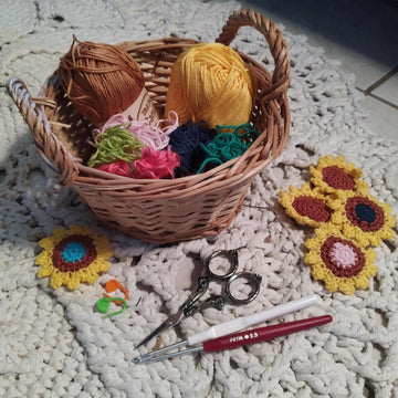 Farbmemory Spiel Sonnenblume