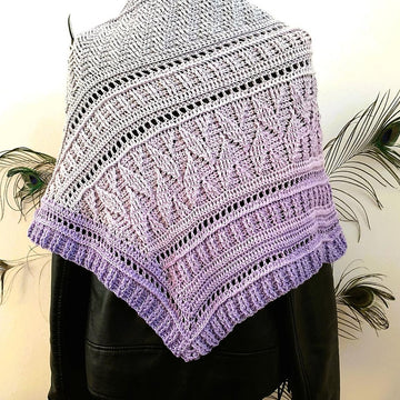 Flat Triangular Scarf "Hekate"