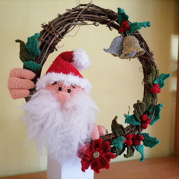 Santa wreath