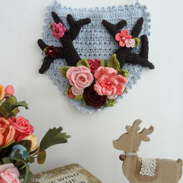 Boho Antlers Wall Hanging