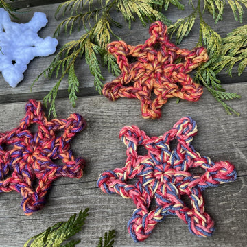 Plush Snowflake Sea Starfish