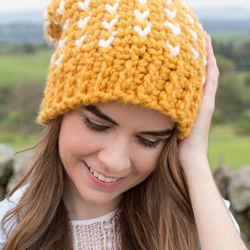 Fair Isle Biscotti Hat