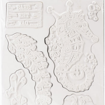 Stamperia Intl Stamperia Cling Stamp 5.90"X7.87" - Seahorse
