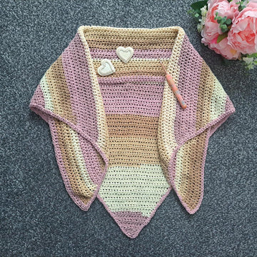 Crochet Easy French Wrap/Shawl Pattern