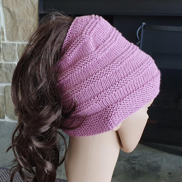 Tiffany - ponytail beanie