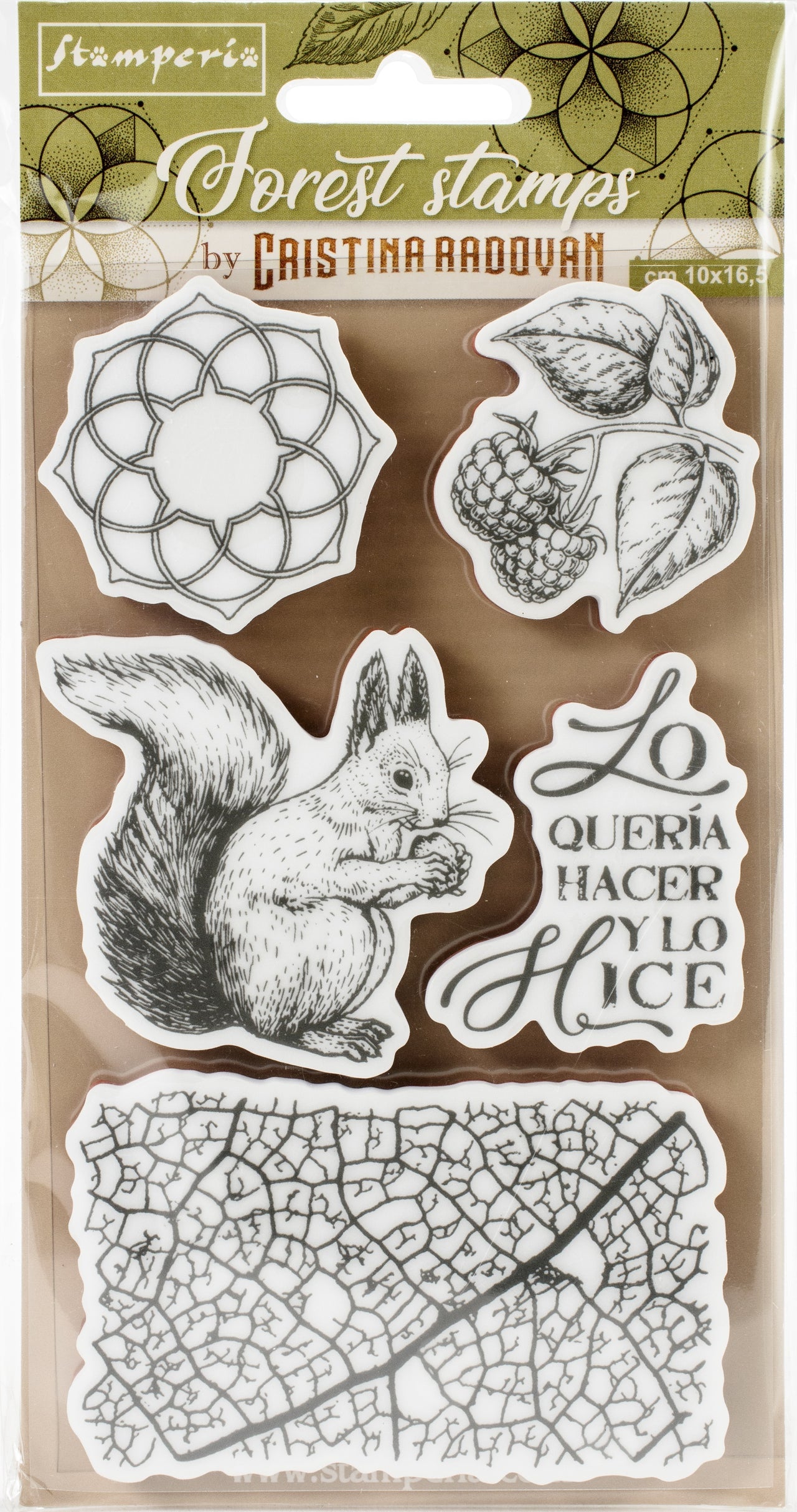 Stamperia Intl Stamperia Cling Rubber Stamps 3.94"X6.5" - Squirrel