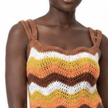 Ripple Crochet Dress