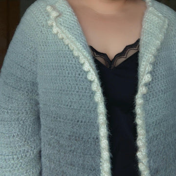 Top Down Popcorn Cardigan