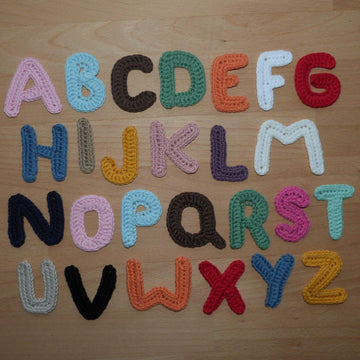 Alphabetic characters, letters A to Z
