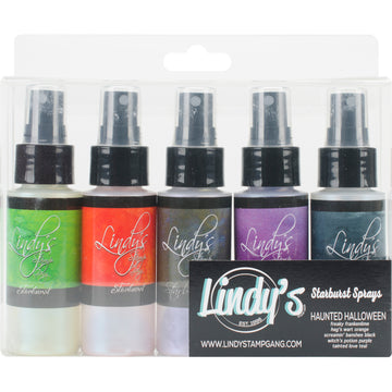Lindy's Stamp Gang Starburst Sprays 2oz 5/Pkg - Haunted Halloween