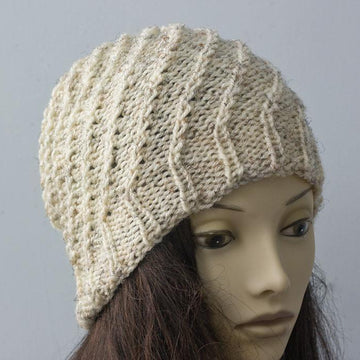 Knit Spiral Hat