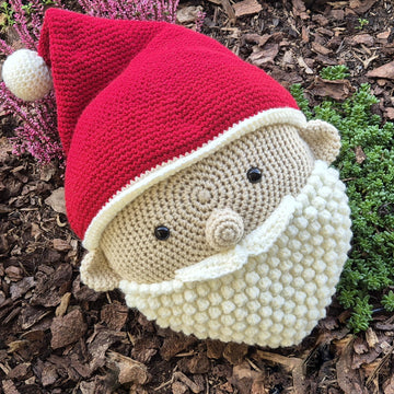 Christmas Pillow Cushion Crochet Amigurumi Santa Reindeer Rudolph Elf