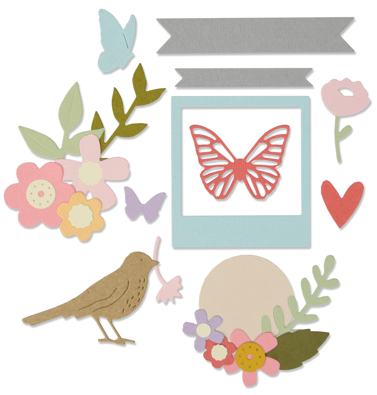 Sizzix Thinlits Die - Floral Banner