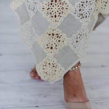 Crochet motif dress