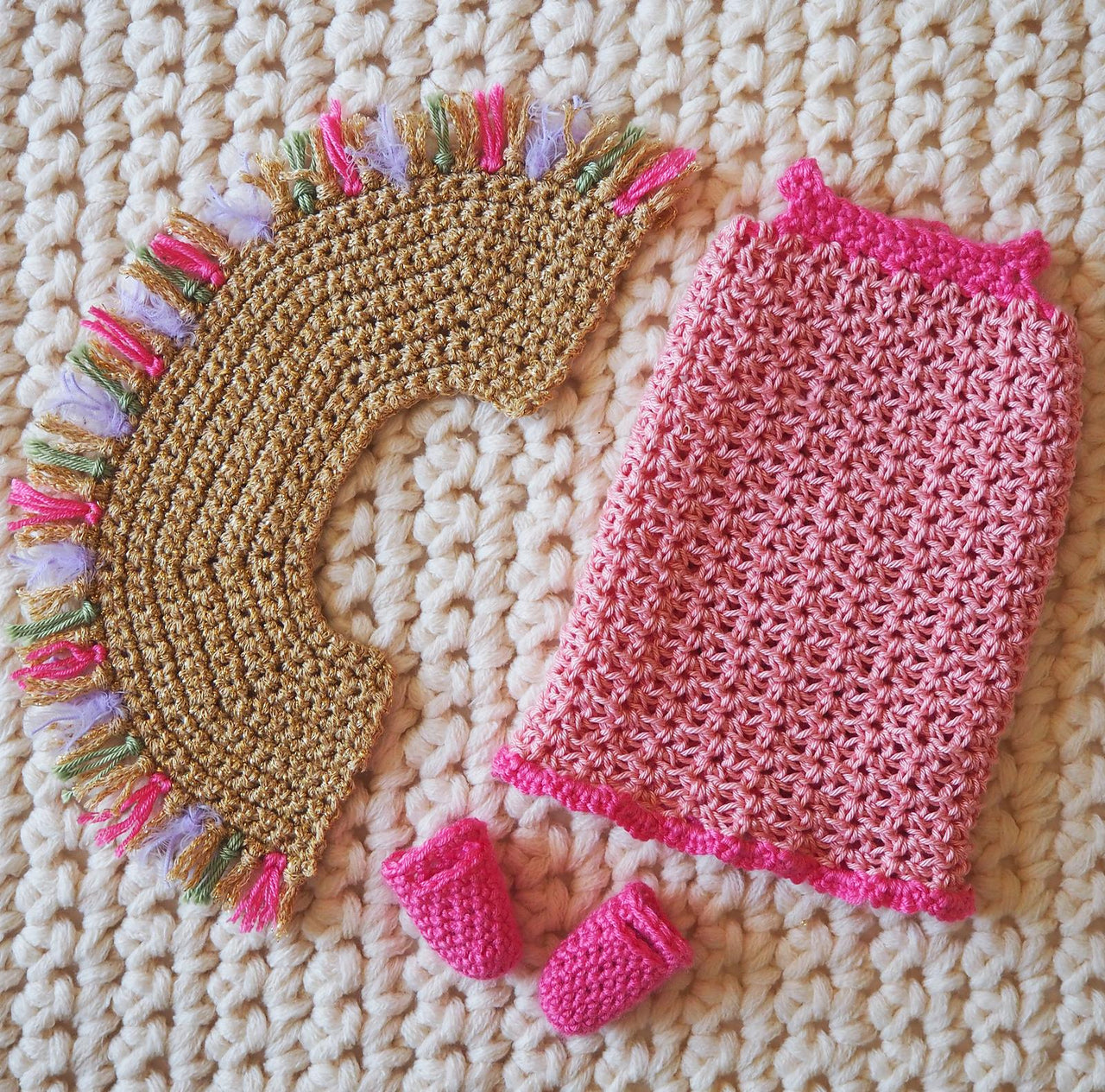 Doll lacey dress up outfit