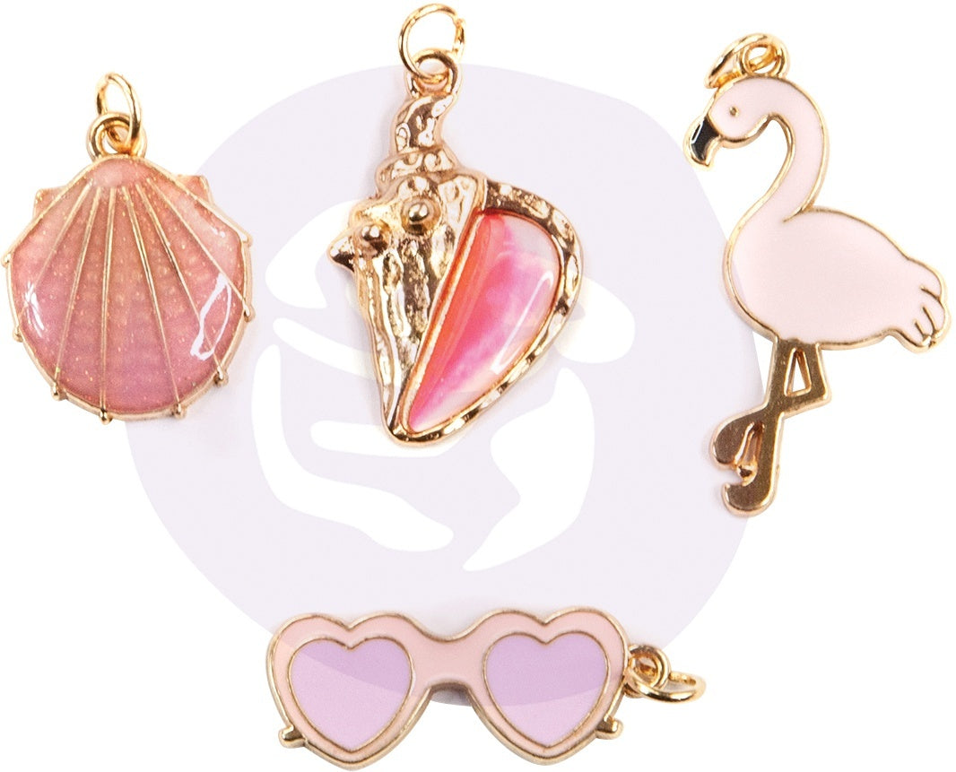 Prima Marketing Golden Coast Trinkets 4/Pkg - 584592