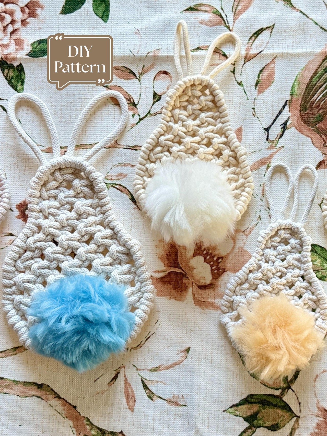 Easter Bunny Macrame Pattern