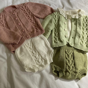 Love Heart Cardigan and Shorts