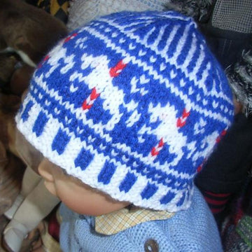 Carousel baby beanie