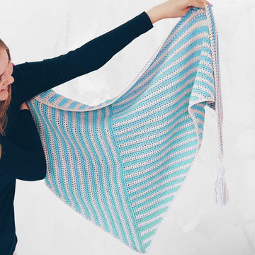 Stripe Me Shawl