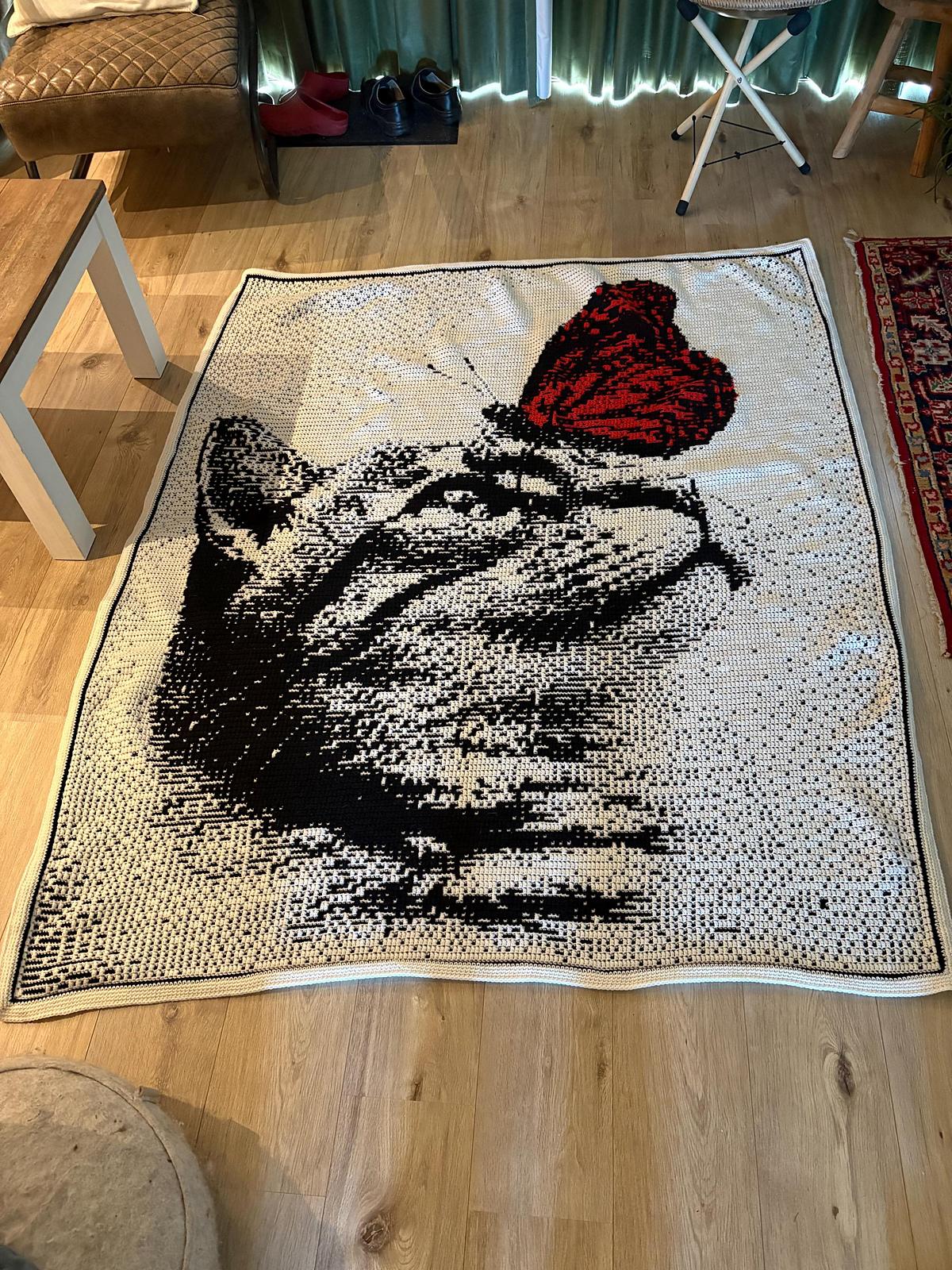 Overlay Mosaic "KITTY AND BUTTERFLY (smaller)"
