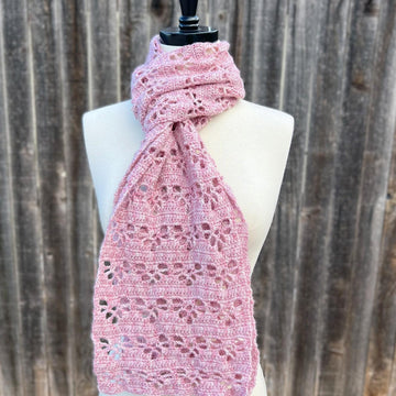 Heart Lace Infinity Scarf