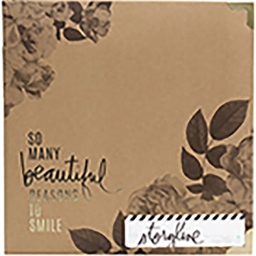 American Crafts Heidi Swapp Storyline2 D-Ring Album 8.5"X11" - Floral