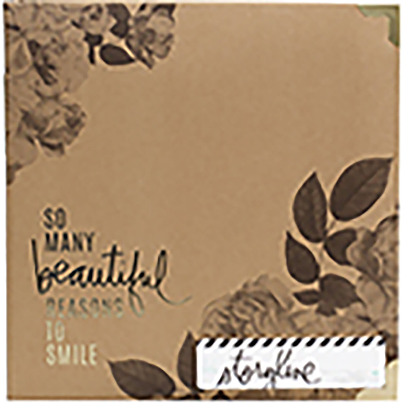 American Crafts Heidi Swapp Storyline2 D-Ring Album 8.5"X11" - Floral