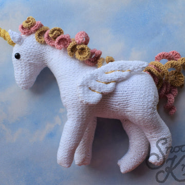Winged Unicorn Or Horse Knitting Pattern Snoo's Knits