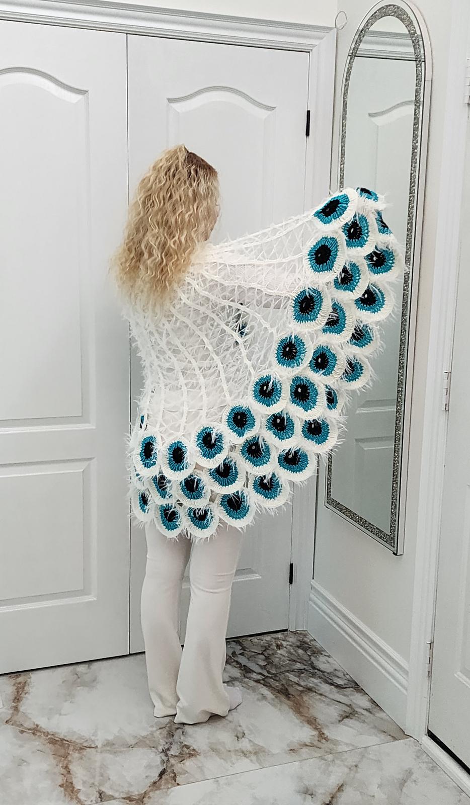 Good Luck Peacock Shawl