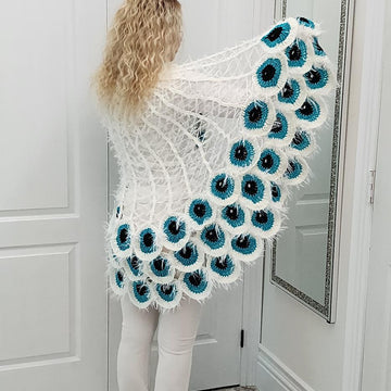 Good Luck Peacock Shawl