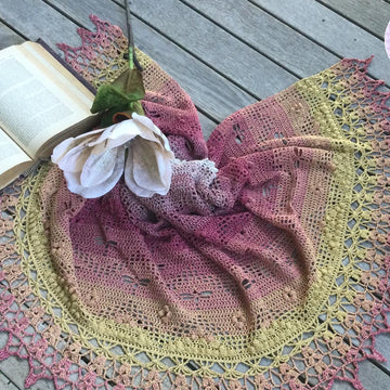 Lost in the Dragonfly Labyrinth Shawl