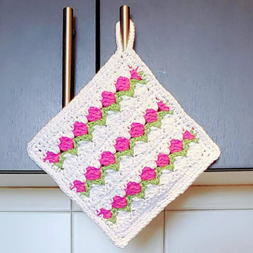 Tulip Stitch Dishcloth