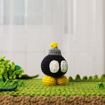 Bob-Omb Amigurumi Pattern – Fanart Inspired Crochet PDF (US Terms)