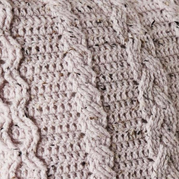 Cosy with Crochet Cables Cushion