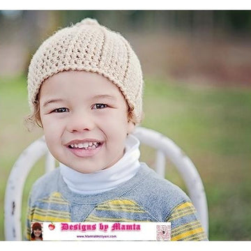 Crochet Top Knot Beanie Pattern For Newborn Babies Adults Women