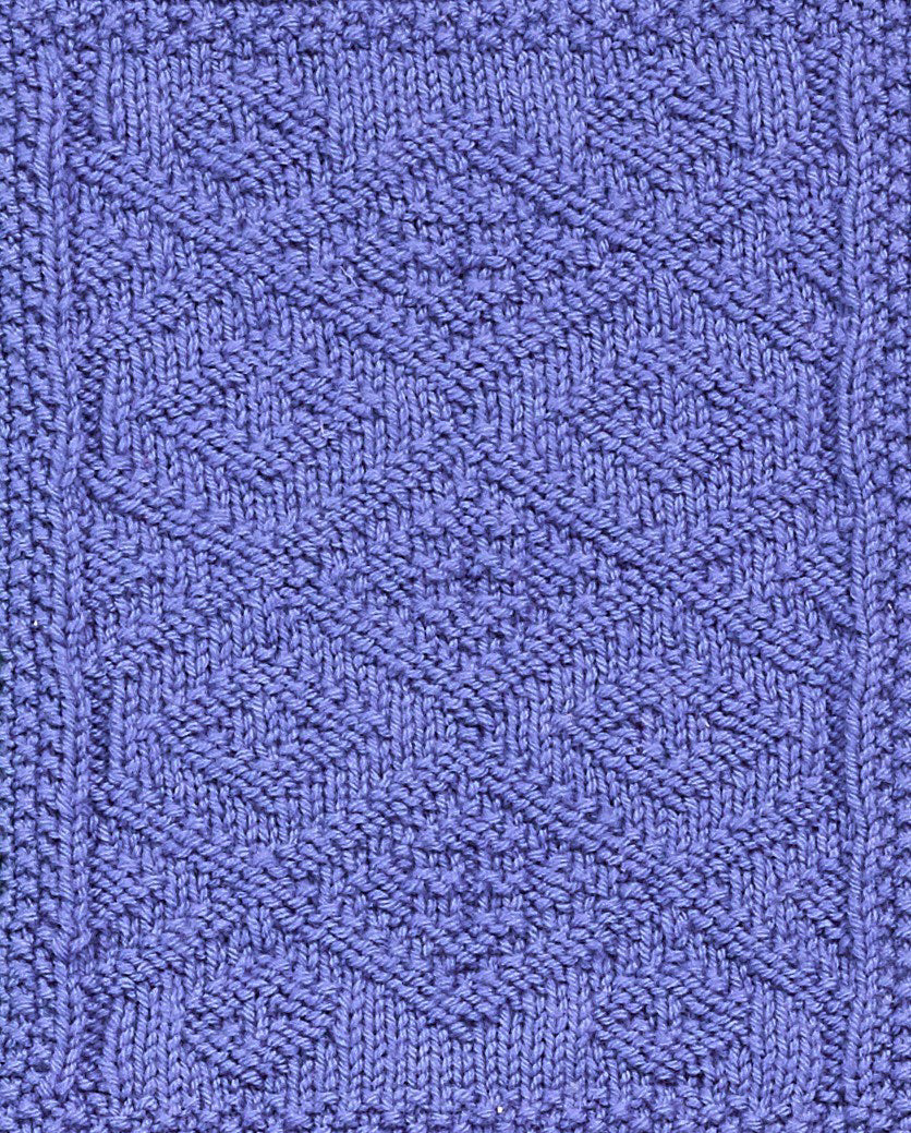 #1238 Paradise City - Blanket Knitting Pattern for Home in Valley Yarns Northampton by Valley Yarns