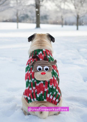 Medium & Large+ Christmas Dog Sweater