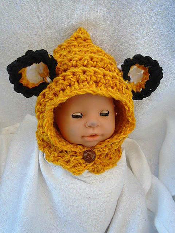 FR-CR Little Baby Fox Hood
