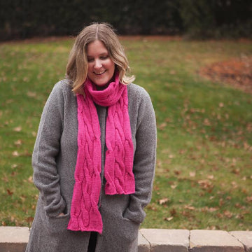 Rolling Cables Scarf - Lite